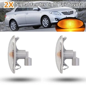 2* Side Turn Signal Light Lamp Fender Bulb For Toyota Corolla Camry Yaris RAV4 e - Picture 1 of 10