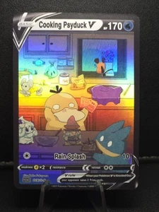 Pokemon Cooking Psyduck V Waifu Cute Doujin Ultra Rare Foil ACG Art Card - NM - Bild 1 von 3