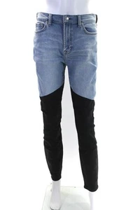 Pantalón de mezclilla ajustado 7 For All Mankind para mujer cintura alta bloque de color talla 30 - Imagen 1 de 6