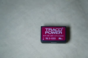 TRACO POWER TEL 3-1222 DC-DC Converter IN 9-18V OUT +12V/125mA - Picture 1 of 2