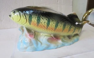 Vintage Rubens Originals Japan “Golden Trout” Ceramic Planter - Picture 1 of 13