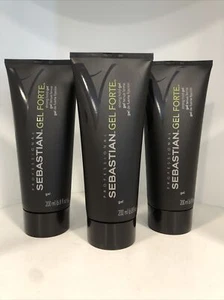 Sebastian Gel Forte strong hold gel - Set of 3 - 6.8 oz each  Fast Free Shipping - Picture 1 of 5