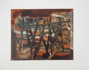 Nicolas DE STAEL: Zaun, Tiefdruck - Bild 1 von 5