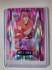 Upper Deck Allure 20 21 Hockey Gustav Lindstrom Megenta Autograph #116 37/75