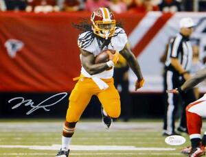 Matt Jones Autographed Washington Redskins 8x10 Running Photo-JSA Witnessed Auth