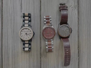 3 Original Grain Wood Watches in good condition - Picture 1 of 5