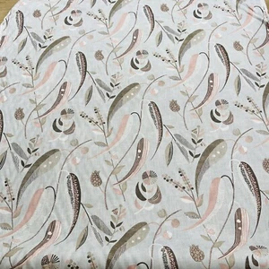 NINA CAMPBELL FABRIC 'COLBERT' 6 METRES (600c) French Grey Linen/Viscose Mix - Picture 1 of 8