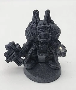 Warhammer 40k 2nd Edition Ork Warboss Bad Moon Metal Pewter  OOP Orks Boss - Picture 1 of 8