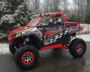 Polaris RZR 900 xp graphics wrap kit 2011-14 with door options #2500 - Picture 1 of 20