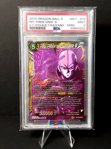 Dragon Ball #079 BT7 Hit Pride Universe 6 Signed PSA 9 - Bild 1 von 3