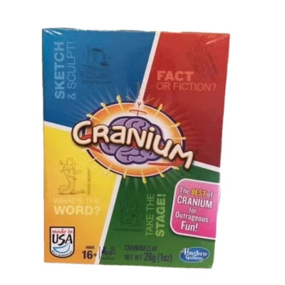 New Sealed Cranium Board Game Best  Of Cranium Sketch Sculpt Clay Hasbro - Image 1 of 4