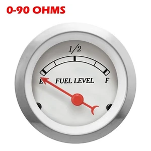 MOTOR METER RACING Classic 52mm 2-1/16" Electrical Fuel Level Gauge 0-90 ohms - Picture 1 of 7