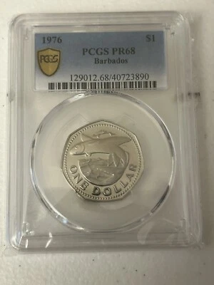 1976 PCGS PR68 Barbados 🤩  - Image 1 of 3