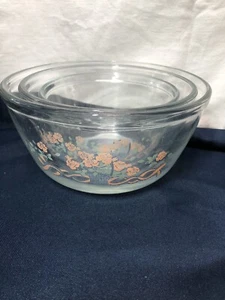 1989 Vintage Anchor-Hocking Ovenware Nesting Bowls 3. 1qt, 1.5qt & 2.5qt - Picture 1 of 17