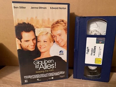 [VHS] ►GLAUBEN IST ALLES (2000)◀︎ Ben Stiller | Edward Norton | Grossbox | AZ2 - Bild 1 von 3
