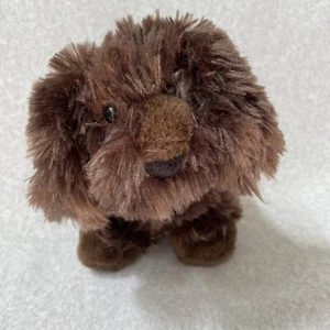 Manhattan Toy Puppy Dog Plush Chocolate Brown Labradoodle Stuffed Animal 10In - Picture 1 of 8