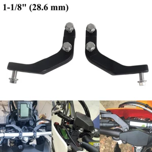 Off-Road 28.6mm Handlebar Aluminum Handguard Bracket w/Mounting Kit For Yamaha - Picture 1 of 8