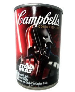 Edición limitada 2017 - Star Wars Darth Vader Campbell sopa lata vacía 10,5 oz - Imagen 1 de 5