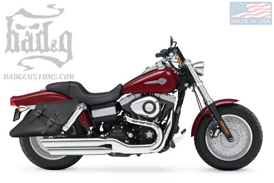 Alforja Harley DYNA RIGHT SIDE NEGRA SOLA BAG - DR05 BAD&G CustomS Foto 1 de 4