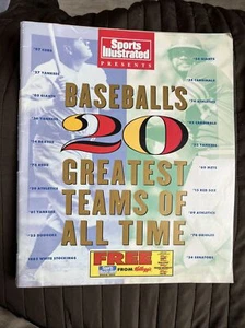 Sports Illustrated Magazine Baseball 20 Greatest Teams of All Time 1991 - Picture 1 of 4
