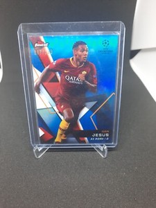 2018-19 Topps Finest UCL Blue Refractor 097/150 Juan Jesus #79
