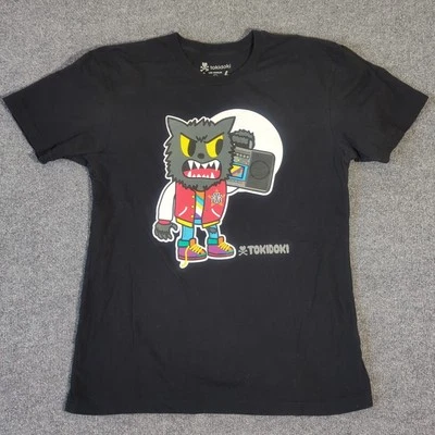 Camiseta de hombre lobo Tokidoki rara vintage grande para hombre Foto 1 de 4