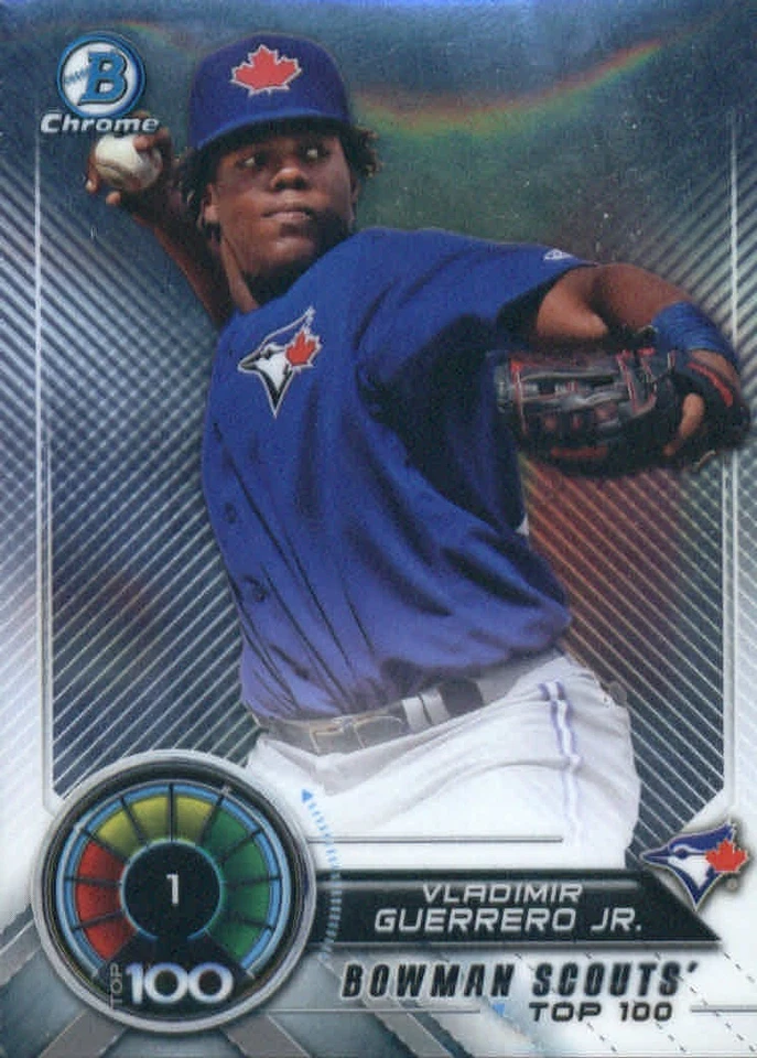 2018 Bowman Chrome Baseball Bowman Scouts Top 100 Insert Singles - You Choose - Image 1 of 1