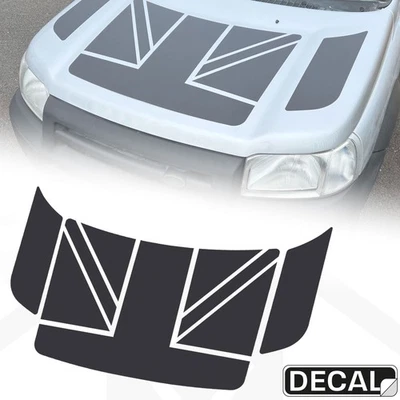 Kit adesivi decalcomania cofano per Land Rover Freelander 1 LR1 cofano Union Jack + lati - Immagine 1 di 4