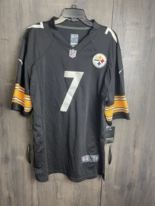 Vintage NFL Pittsburgh Steelers Ben Roethlisberger Black #7 Jersey Size XL NWT - Picture 1 of 11