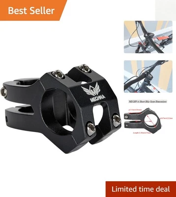 Vástago corto de manillar de bicicleta MEGHNA MTB Φ22,2 mm para Mo Foto 1 de 4