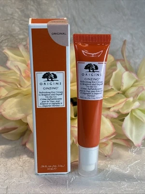 Origins Ginzing освежающий крем для глаз Brighten & Depuff на ходу 0,34 унц новый в коробке бесплатно - Изображение 1 из 2
