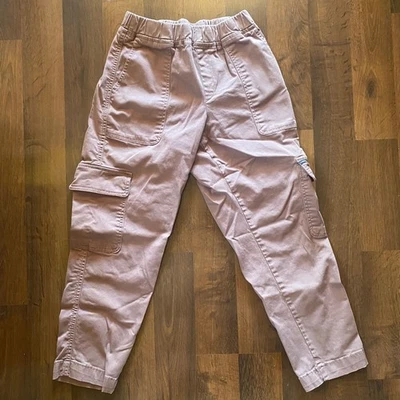 Pantalones de mezclilla Calvin Klein para niños XS cargo marrón sarga mezcla de algodón Foto 1 de 4