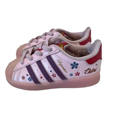 РЕДКИЕ Adidas x Disney Originals Superstar El I — Мулан, StyleIH5025, детский размер 6K - Изображение 1 из 4