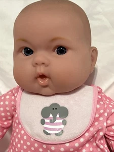 Muñeca Berenguer Bebé Gordita 15" Vinilo y Tela - Boca Abierta - Ojos Azules - Imagen 1 de 5