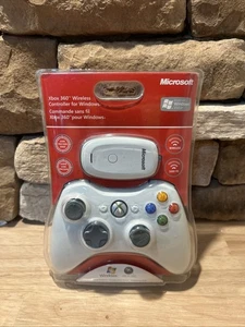 BRANDNEU/VERSIEGELT Xbox 360 Wireless Controller für Window Weiß - Bild 1 von 4
