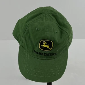 John Deere Baseball Cap Hat Toddler Youth Stretch Cotton Canvas Green Embroidery - Picture 1 of 6