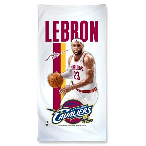 Cleveland Cavaliers LeBron James Beach Towel Cover
