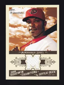 Maglia Upper Deck Goodwin Champions 2009 #GCM-JU JUSTIN UPTON Memorabilia RELIC - Foto 1 di 4
