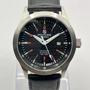 PHOTONE PTWG003-01 Orologio a batteria 10 anni per uomo, nero, orologio militare Giappone - Foto 1 di 10