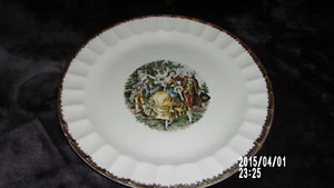 Courting Victorian Couple Gold Trim Vintage Cronin China Co Essteller/TOP - Bild 1 von 5