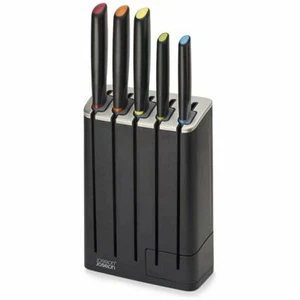 Joseph Joseph Elevate SlimBlock Kitchen Knife 5 Piece Set with Sharpener - 10537 - Picture 1 of 7