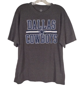 Dallas Cowboys Authentic Adults Medium Gray TShirt NFL Dallas Cowboys - Picture 1 of 7