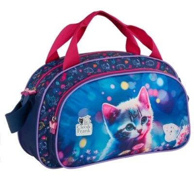 DERFORM Katze Cat Sporttasche Reisetasche Tasche Sportbag Cleo & Frank