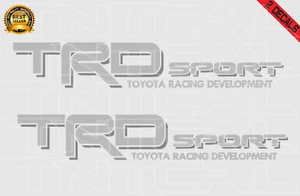 TRD SPORT Decal Set Fits: 2006-2011 Tacoma Tundra Vinyl Sticker silver/gray - Bild 1 von 1