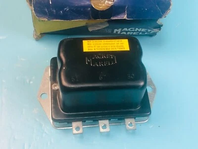 Marelli GN2 Voltage Regulator 12 Volt 28 Amp. Fiat 500, 600, 1100 & 1200 NOS - Image 1 of 3