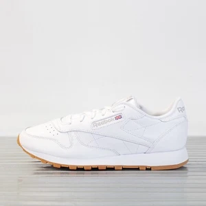 Reebok klassische Leder-Turnschuhe für Herren weiß/Kaugummi GY0956 UVP £99,99 - Bild 1 von 7