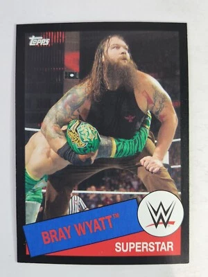 2015 Topps WWE Heritage #65 BRAY WYATT BLACK PARALLEL - Image 1 of 2