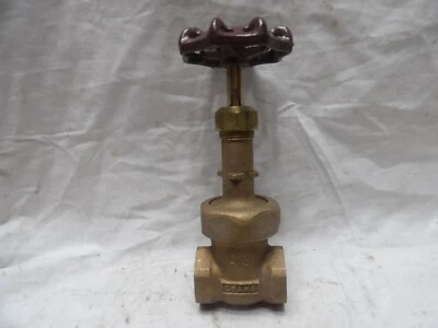 Crane 3/4" Brass Gate Valve 150 300 - Image 1 of 4