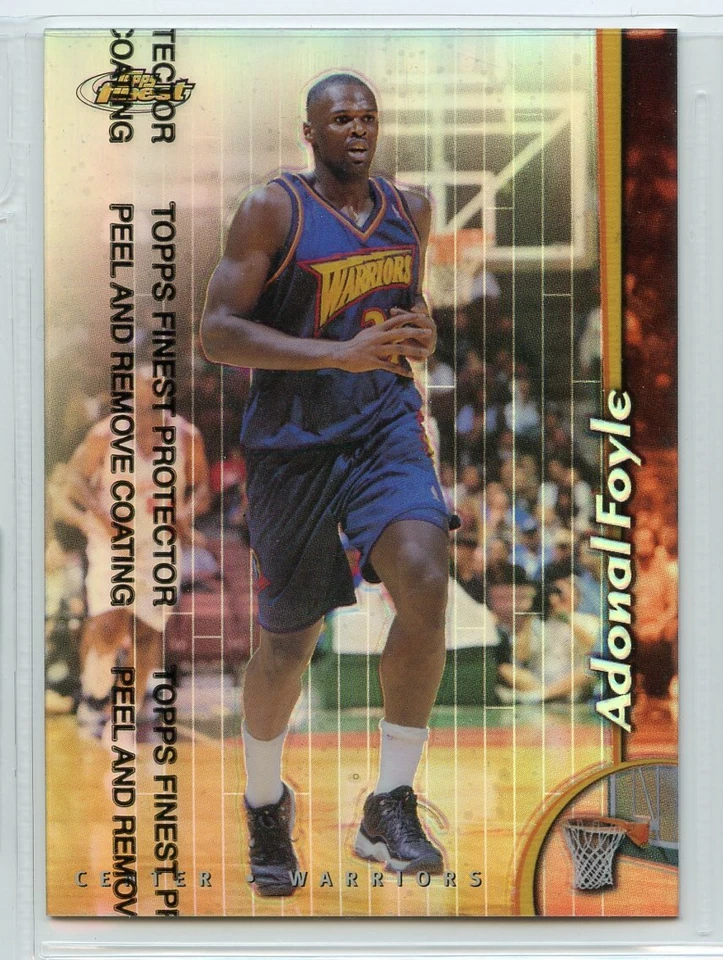 1998-99 Topps Finest Refractors - #106 - Adonal Foyle - Golden State Warriors - Image 1 of 1