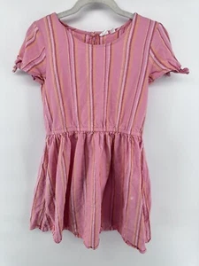 Gap Kids Multi Color Stripe Linen Rayon Swing Dress Size XL 12 - Picture 1 of 5